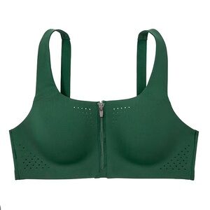 Victoria’s Secret Featherweight Max Front-Close Sports Bra botanical green
